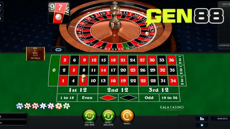 Người chơi nên cược theo chiến thuật Fibonacci huyền thoại khi chơi bản Roulette Pháp